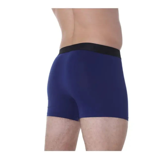 Apple Ανδρικό Boxer Bamboo Eco Friendly, Χρώμα Σκούρο Μπλε 2