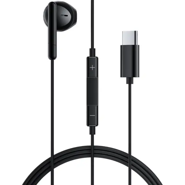 Hands Free Acefast L9 Μονό Ακουστικό USB-C με HD Μικρόφωνο Συμβατά με Όλες τις Συσκευές USB-C Μαύρα 1.2m