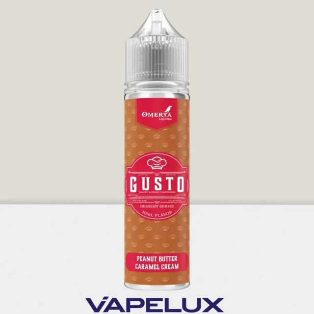 Gusto by Omerta Flavor Shots Peanut Butter Caramel 10ml to 60ml 2