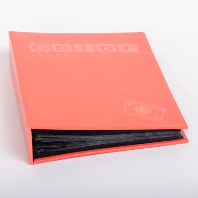 Άλμπουμ με θήκες super 100 διαστάσεις : 18x25cm για 100 φωτογραφίες ,15x21 ,15x23 color pastel ροζ CL6910 2