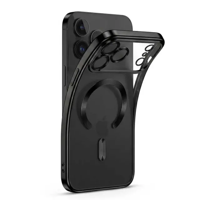 Tech-protect Magflex Magsafe Iphone 17 Pro / 18 Pro Shiny Black 2