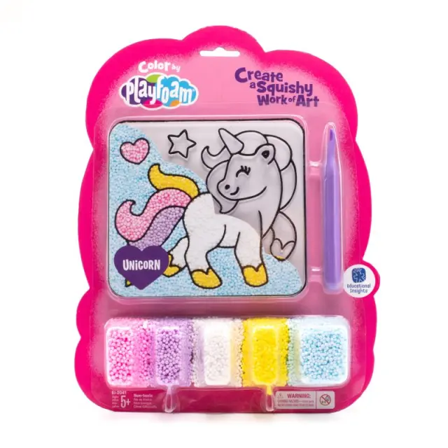 Educational Insights Colour By Playfoam Unicorn (5+ ετών) EI-2041
