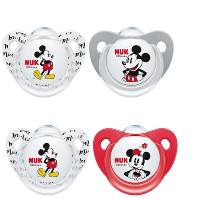 NUK TRENDLINE DISNEY MICKEY ΠΙΠΙΛΑ ΣΙΛΙΚΟΝΗ 0-6Μ (10.730.325) 1ΤΕΜ