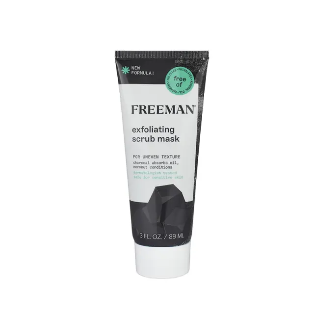 Freeman Μάσκα Προσώπου Exfoliating Charcoal & Coconut Facial Scrub Mask 89ml