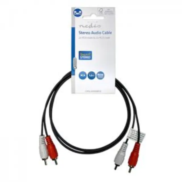 Καλώδιο 2x RCA αρσ. - 2x RCA αρσ., 1.00m. 3