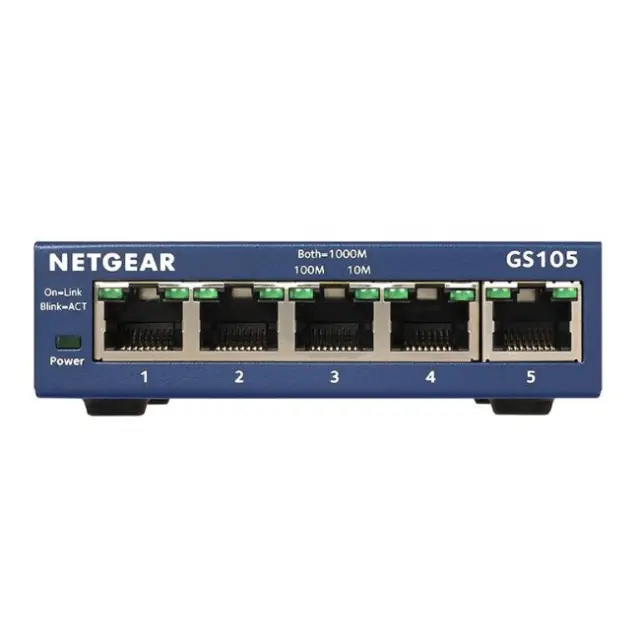 NetGear GS105GE Unmanaged L2 Switch με 5 Θύρες Gigabit (1Gbps) Ethernet 3