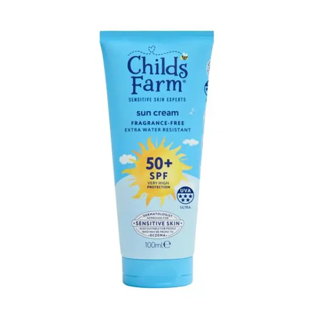Childs Farm Παιδικό Αντηλιακό Γαλάκτωμα SPF50+ Χωρίς Άρωμα 100ml