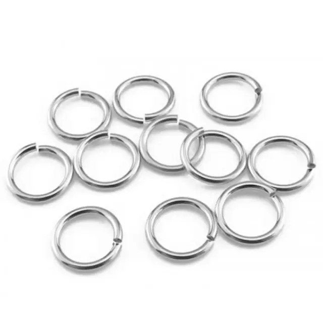 Ανοικτοί Κρίκοι Ø12mm Platinum ~25τεμ