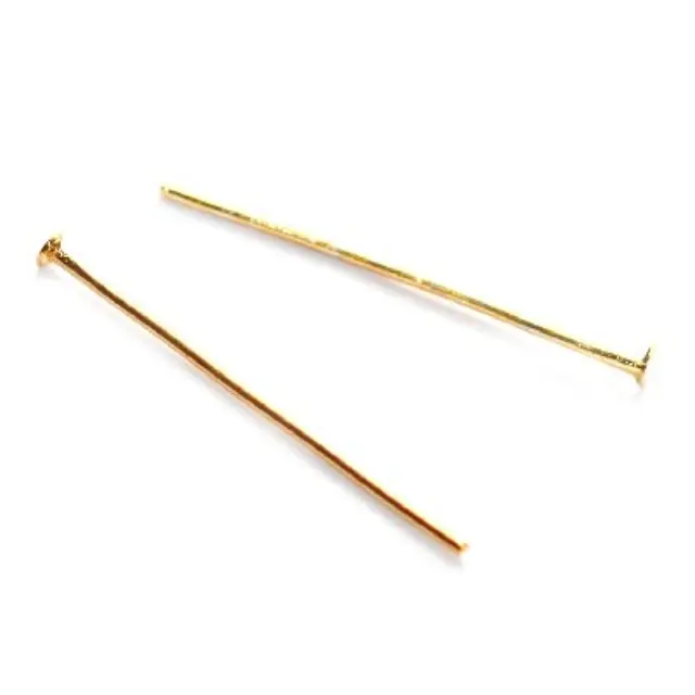 Γράνα Head Pin M.26mm Gold Color ~1000τεμ