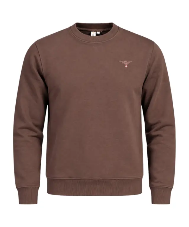 Accademia Militare - Ανδρική Μπλούζα Φούτερ W6S732-5731-054 Καφέ