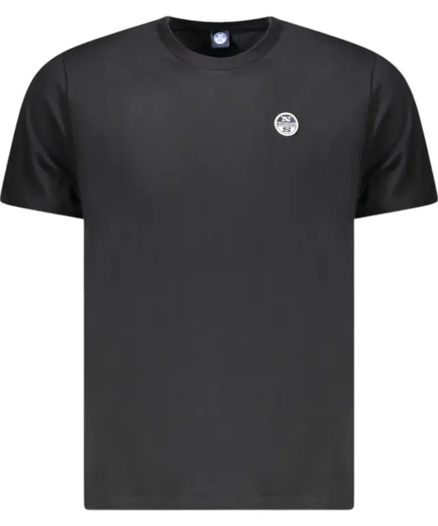 North Sails- Ανδρικό Κοντομάνικο Basic T-Shirt 996016-000-0999 Μαύρο - L
