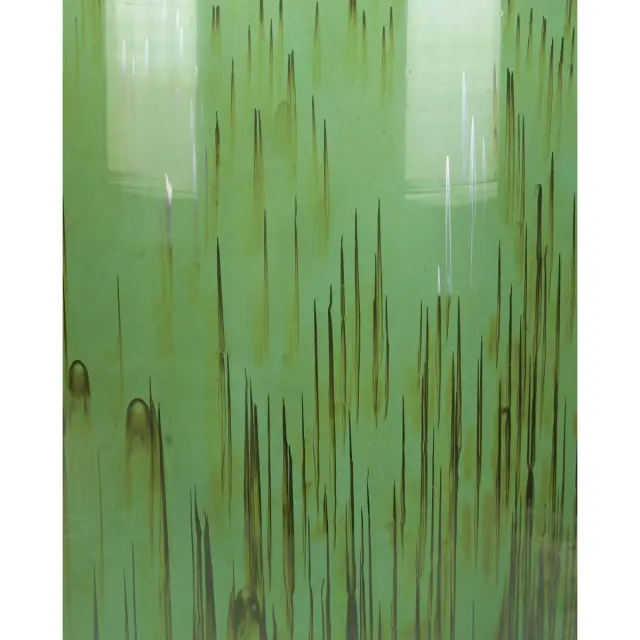 Κηροπήγιο Πράσινο Γυαλί 19x19x23cm 3