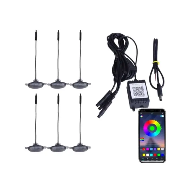 Φώτα ημέρας αυτοκινήτου LED RGBW - R-D20101-P6 - 110028