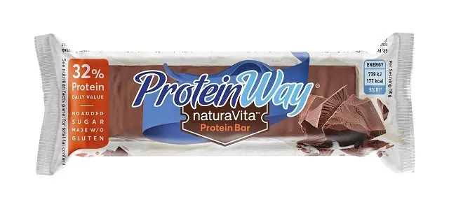 Natura Vita Protein Way Μπάρα με 32% Πρωτεΐνη & Γεύση Σοκολάτα 50gr