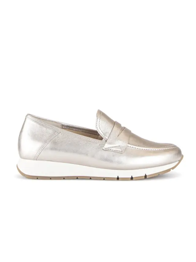 Gabor Μοκασίνια-Loafers Γυναικείο δέρμα Χρυσό GAB/42471 82-PUDER 3