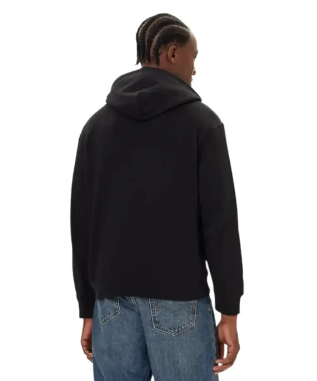 Calvin Klein - Ανδρικό Φούτερ με Κουκούλα Logo Hoodie Regular Fit LV04RD250G-UB1 Μαύρο 3