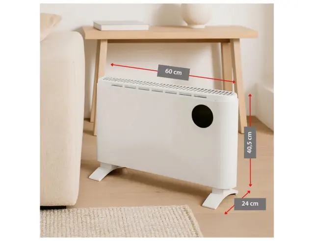 Θερμοπομπός ALPINA Digital Convection Heater με ισχύ 2000 W και 3 επίπεδο θέρμανσης - White 2