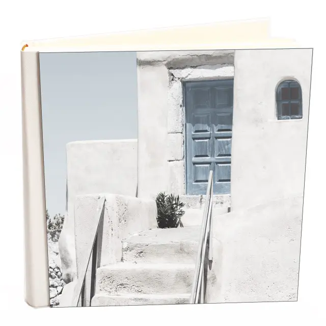 Άλμπουμ my album island & Doors 08 boho style με ριζόχαρτο 35x35cm και κουτί άλμπουμ