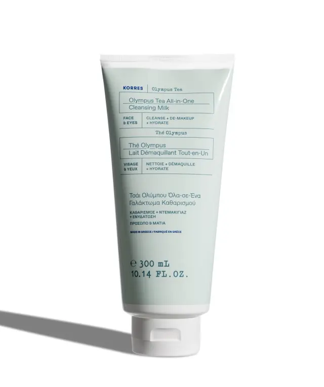 Korres Olympus Tea All-in-One Cleansing Milk Τσάι Ολύμπου Γαλάκτωμα Καθαρισμού Προσώπου, 300ml