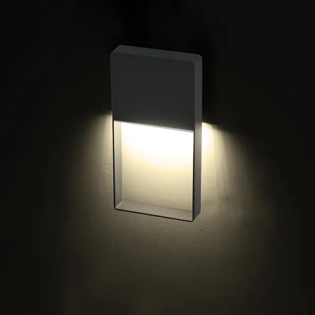 LED SMD WALL LUMINAIRE 4W 240LM 120° 230V AC 3.000K DARK GREY CRI80 IP54 30.000HRS / LG2361G 2