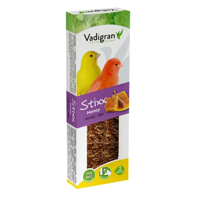 Vadigran Stixx Canaries Honey Στικς για Καναρίνια με Μέλι 2τμχ 90gr