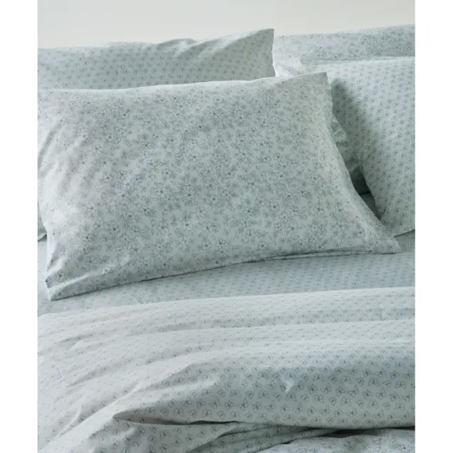 Σετ Σεντόνια Υπέρδιπλα 4 Τεμαχίων Kentia Evanthia 2 Mint Green- White 240x270 2