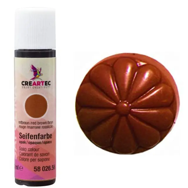 Χρώμα για Σαπούνι - Opaque Red Brown - 10ml