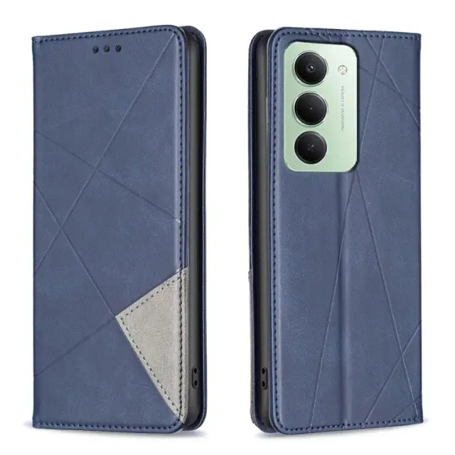 Geometrical Pattern Θήκη Βιβλίο για Redmi 15-Blue OEM