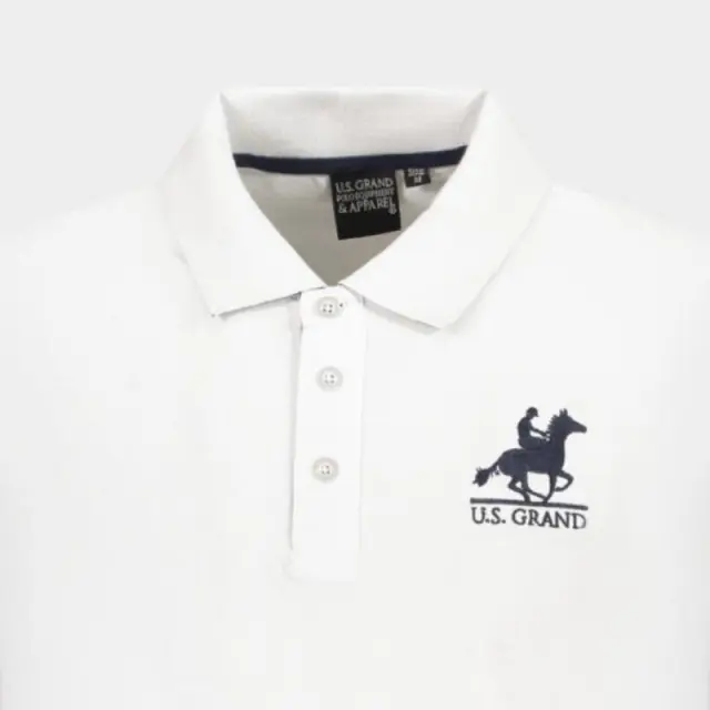 T-shirt U.S.Grand Polo AU02662_BI6BIANC Λευκό - 2XL 3