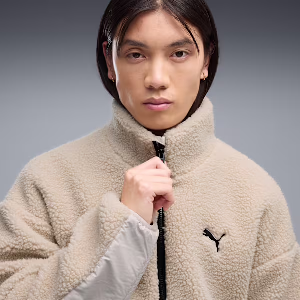Puma Hybrid Sharpa Jacket Silver Fag 694562-82 - M 2