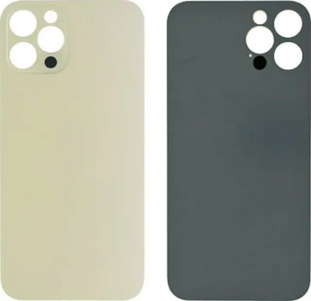 Καπάκι Μπαταρίας iPhone 12 Pro MAX(A2410) Χωρίς Τζαμάκι Κάμερας Χρυσό