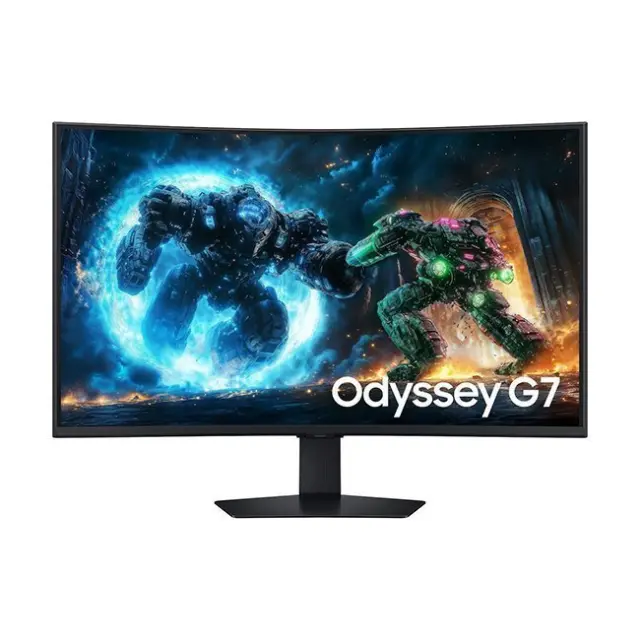 Samsung Odyssey G7 G75F VA HDR Curved Gaming Monitor 37" 4K 3840x2160 165Hz με Χρόνο Απόκρισης 1ms GTG