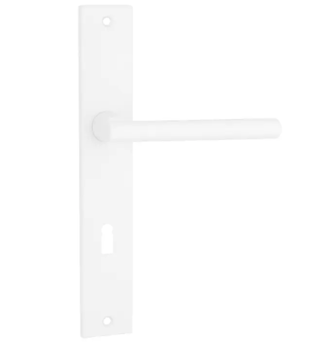 ΠΟΜΟΛΟ ΠΟΡΤΑΣ ΜΕ ΠΛΑΚΑ FINETTO ART.080056 121,5X51MM Κ-90ΜΜ ΛΕΥΚΟ ΜΑΤ Ζευγάρι Καμαρόπορτας