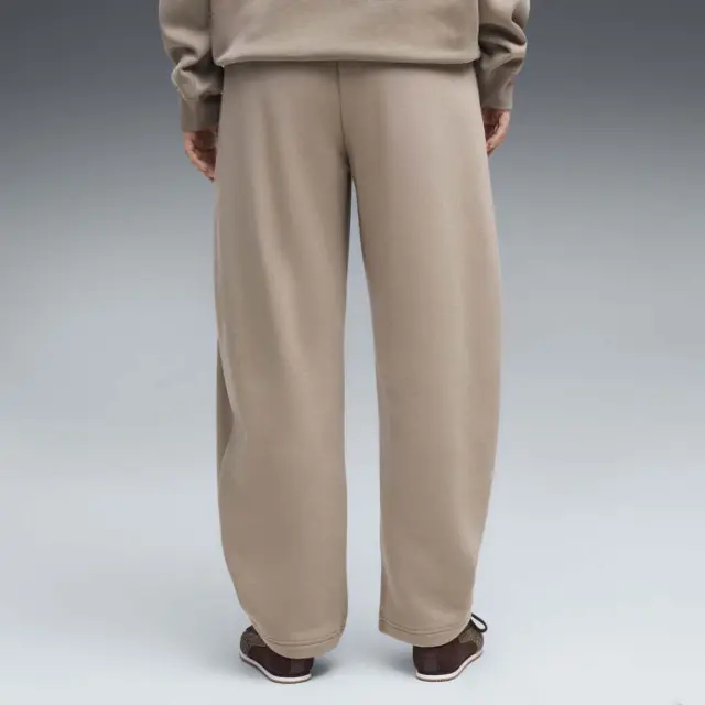 Puma Women's Essentials Relaxed Barrel Leg Fleece Pants Μπεζ 695423-81 (Puma) 2