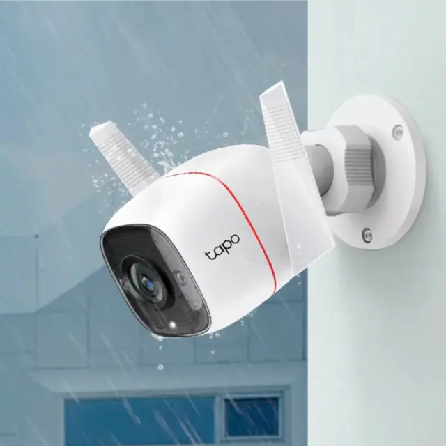 TP-LINK Tapo C310 v1 IP Κάμερα Παρακολούθησης Wi-Fi 3MP Full HD+ Αδιάβροχη με Αμφίδρομη Επικοινωνία 2