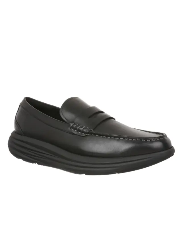 MBT Μοκασίνια-Loafers Ανδρικό δέρμα Μαύρο MBT/703544 BLACK/BLACK - 46 2
