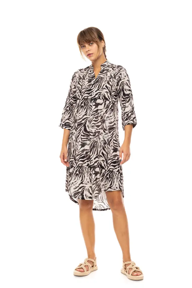 Beachwear Black Leopard B610 Type Pink Label