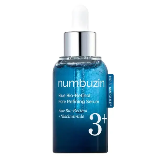 Numbuzin No.3 Blue Bio-retinol Pore Refining Serum - Ορός βελτίωσης πόρων με Blue Bio-retinol 30ml