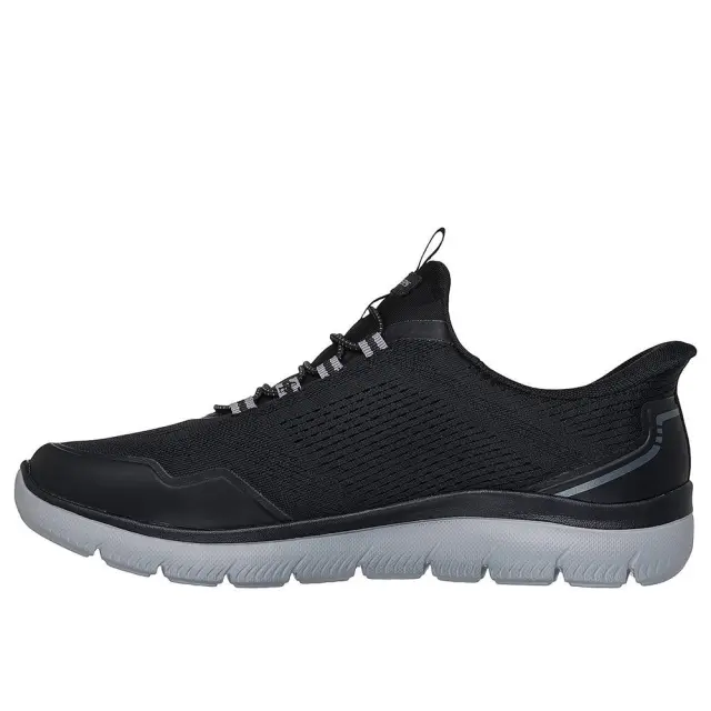 Skechers Slip-Ins Bungee Sneaker Summits (233045-BKCC) - Μαύρο-Γκρί 2