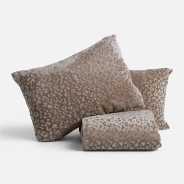 Σετ Παπλωματοθήκη Υπέρδιπλη Wilden 240x220 Nef Nef Homeware, 100% ΠΟΛΥΕΣΤΕΡΑΣ - GREIGE (040954)