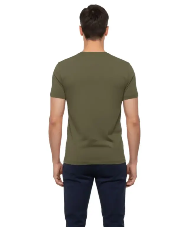 Napapijri - Ανδρικό T-shirt S Smallbox Regular Fit NP0A88TR-G3A Λαδί - M 2