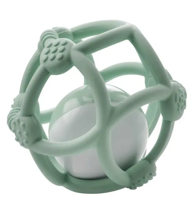 Kidsme - SilicoNe TeethiNg Ball - GreeN (KIDS9672GR) - Toys