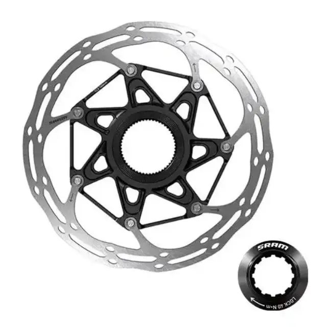 ΔΙΣΚΟΣ SRAM CENTERLINE 2 PIECE CENTERLOCK 160MM BLACK ROUNDED (INCLUDES LOCKRING) 2