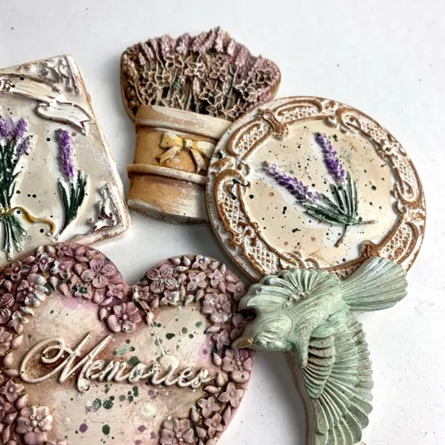 Εύκαμπτο Καλούπι για Σαπούνι-Γύψο - 21x29.7cm - Provence Garlands & Bouquets 3