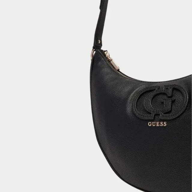Guess - Γυναικεία Τσάντα Ώμου Silvye Bucket Bag HWBG9536020-BLA Μαύρο 3