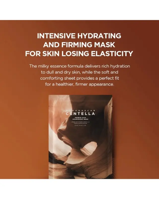 Skin1004 Madagascar Centella Probio-Cica Nourishing Mask Μάσκα Προσώπου για Βαθιά Θρέψη, 1τμχ 3
