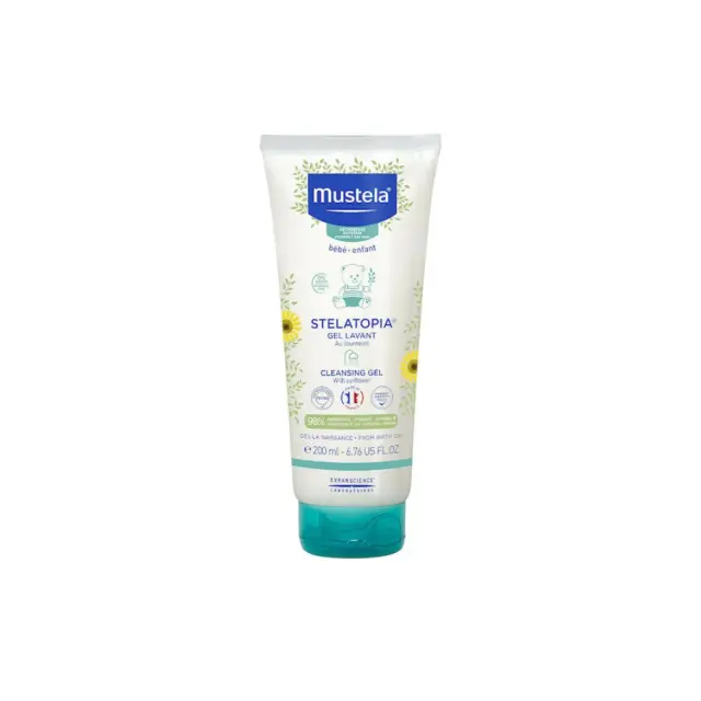 Mustela Stelatooia Gel Lavant, Τζελ Καθαρισμού Σωματος για Ατοπικό Δέρμα 200ml
