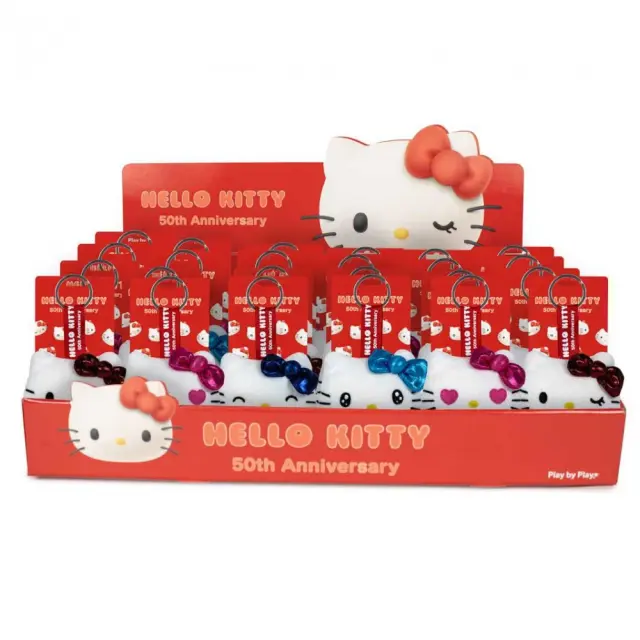 Λούτρινο Μπρελόκ Hello Kitty 50th Anniversary 7cm (τυχαία επιλογή σχεδίου/χρώματος) 2
