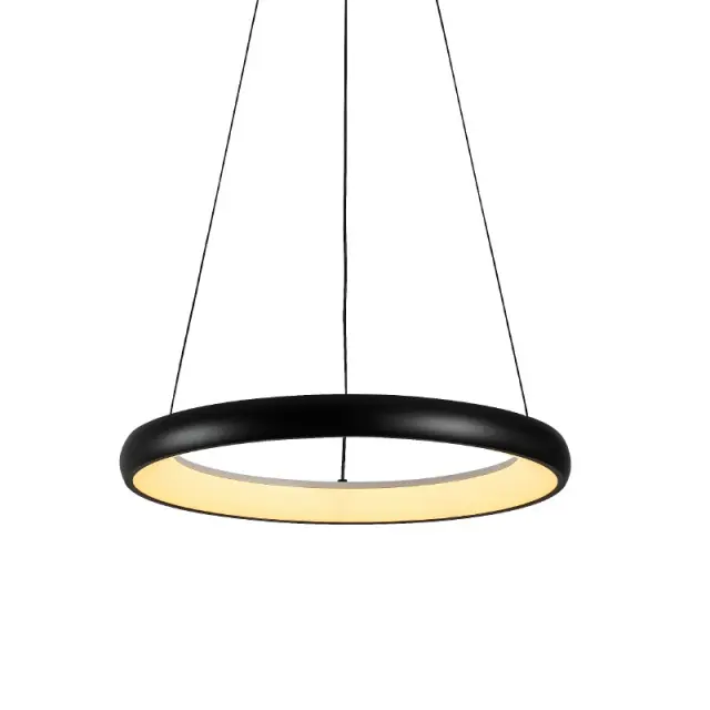 HARMONY-ΦΩΤΙΣΤΙΚΟ ΚΡΕΜΑΣΤΟ ΜΑΥΡΟ ΑΛΟΥΜΙΝΙΟΥ LED SMD 48W CCT 3800LM IP20 Φ800Χ1000ΜΜ / HM23LEDP80BKCCT