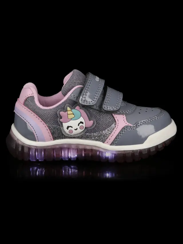 Βρεφικό Παπούτσι για Κορίτσι Geox B Lightyloo Girl C1006 (Μεγέθη 22-27) ΓΚΡΙ - 22 2